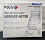 Matco Tools Metric 72 Tooth Combo Ratcheting Wrench Set S7GRCM12 New Sealed. Fixed Price $199.99.