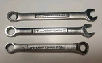 Vintage Craftsman Wrench 10MM -va-, 3/8 -vv-, Box End And 7/16 Made. Fixed Price $21.00.