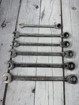 Armstrong 6 Piece Reversible Ratcheting Wrenches Usa Metric & Sae Vgc!. Fixed Price $127.46.
