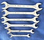 Set Of 6 Vintage Thorsen Sae Open End Wrenches 3/8" 1". Fixed Price $23.99.