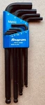Snap-on Tools Usa BHM9A 9PC Metric L-shaped Ball Hex Wrench Set, 1.5MM-10. Fixed Price $52.95.