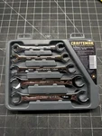 Nos Craftsman Professional Usa 42013 Metric 5PC Flare Nut Line Wrench Set. Fixed Price $80.74.