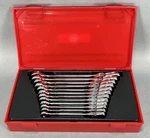 Blackhawk By Proto BW-3250L Metric Flex Head 12PC Ratcheting Wrench Set W/ Case. Fixed Price $150.00.