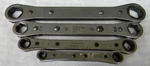 Snap-on 4PC Sae 6PT Ratcheting Offset Box Wrench 1/4-11/16" R810SC-R2022S. Fixed Price $45.00.