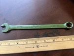 Snap-on OSH18B Combination Wrench 9/16 Green Point. Fixed Price $10.95.