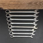 Craftsman Tools D-ac Sae Ratcheting Combination Wrench Set 8-PC 5/16"-3/4". Fixed Price $42.00.