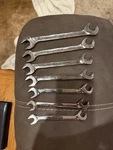 Snap-on Tools VSM52 10 11 12 13 14 15 17 Metric 4-WAY Angle Head Open End Wrench. Fixed Price $176.36.