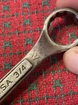 Vintage Craftsman Stubby Box Wrench) 5/8 3/4 Usa Forge Mark. Fixed Price $9.99.