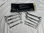 Craftsman 9PC Sae/metric Flare Nut Line Wrench Set Va Made Usa 3/8-7/8 + 9-21. Fixed Price $142.17.