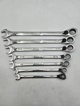 Snap-on Tools Pc Sae 12 Pt Ratcheting Wrench Set 3/8" 3/4" Model: SOEX707. Fixed Price $217.11.