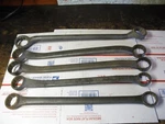 3 Vintage Vlchek 1 Willams P.o Offset Dbl Box End Wrenches Heavy Duty. Fixed Price $29.99.
