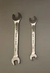 Vintage Husky Alloy Steel Double Open Ended Wrench 1/2" 9/16" & 5/8 11/16 Usa. Fixed Price $6.99.