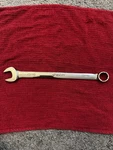 Snap-on 13/16 Polished Finish Combination Wrench Alloy Steel OEX228 (TB31). Fixed Price $28.00.