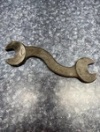 J Williams Vintage Shape Curved End Wrench 665E 3/4 & 5/8 Openings. Fixed Price $19.95.