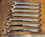 Snap-on 7PC Oexm Combination Wrench Set Metric 10-15,17MM Usa Lot 3730. Fixed Price $120.00.