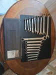Craftsman 18PC Sae 12PT Combination Wrench 9 Standard Aag Metric Aaf Box. Fixed Price $70.00.