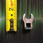 Mac Tools CO16S 3/8"-DRIVE 1/2-INCH Sae Open-end Crowfoot 6-POINT Wrench Usa. Fixed Price $13.95.