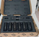 Gearwrench 7 Piece Sae Metric 1/2" Drive 6 Point Lug Nut Socket Set 89083 Nib. Fixed Price $75.95.
