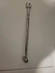 SNAP-ON#OH22 11/16", Sae, 12 Point, Long, Chrome, Flex Head Wrench-usa-vintage. Fixed Price $24.99.