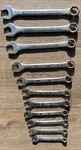 6 Sae & 11 Metric 12 Pt Combination Wrenches Tatools (total 17 Pcs). Fixed Price $14.00.