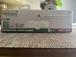 Universal Hardware Heavy-duty Residential Door Closer Aluminum White UH4007. Fixed Price $39.99.