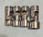 Vtg Snap On 3/8 Dr 4PC Swivel Flex Sockets 12PT Usa 7/16 1/2 9/16 11/16. Fixed Price $65.00.
