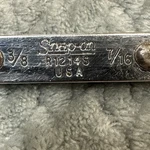 Snap-on Ratchet Wrench R1214S 3/8 X 7/16 Vintage Made Usa. Fixed Price $14.44.