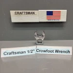 Craftsman Crowfoot Wrench 1/2" 43622 3/8" Drive Series - New Old Stock Usa. Fixed Price $10.95.