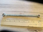 Vtg Vlchek Tools WBH1214 Box End Wrench 3/8" 7/16" Made In Usa 8-1/2" Long.. Fixed Price $6.95.