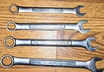 LOT-4 Craftsman 12 Point Combination Wrenches 11/16", 5/8", 9/16", & 1/2".. Fixed Price $50.00.