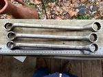 3 Vtg Bonney Double Offset Large Box End Wrench 2810, 2809, 2809CPRE Owned. Fixed Price $59.70.