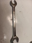 Matco Tools Open End Wrench 3/4 X 7/8" Inch Sae Chrome Made Usa. Fixed Price $22.50.