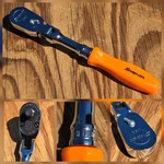 New Snap-on Tools Usa 3/8" Drive Orange Hi-vis Hard Grip Flex Ratchet FHFD80A. Fixed Price $329.99.