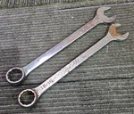(lot Of 2) Mac Tools CW30 15/16" & CW32R 1" 12PT Sae Combination Wrenches. Fixed Price $54.99.