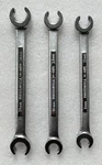 Vtg Craftsman Set Of 3 Metric Double-ended Flare Nut Wrenches -v-series 9MM 14MM. Fixed Price $34.90.