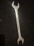 Craftsman Vintage Open End Wrench Sae 1-5/8" And 1-1/2" Usa 44589. Fixed Price $60.00.