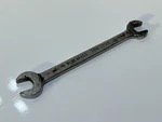 Vintage Blue Grass Usa TBG1723 Double Open End Wrench - Sae Sizes 7/16" X 3/8". Fixed Price $18.99.
