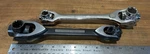 2 Dog Bone Wrenches. Craftsman 3531 Sae & Metric. Gearhead Chrome. Fixed Price $23.90.