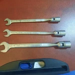 Vintage By Daido Truecraft 3/4 & Allenite 9/16 1/2 Flex Head Wrenches. Piece. Fixed Price $25.00.