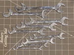 Mac 9PC Sae 4 Way Angle Head Open End Wrench Set 3/8" 7/8" DA28 Four. Fixed Price $213.89.