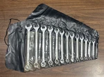 Vintage Sears/craftsman 14 Pc. Combination Wrench Set 9-44964 W/vinyl Pouch Roll. Fixed Price $159.99.