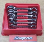 Snap OXI706B - Pc Sae Midget Length 12PT Chrome Combination Wrench Set Nos. Fixed Price $174.95.