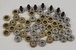 Lot Of Used Roller Inline Skate Wheel Bearings 7MM 8MM Hartford Bevo S&s. Fixed Price $33.29.