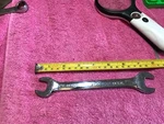 Sk Tools Wrench 5/8 & 11/16 Open Ends 86420 Full Polish Very Good Condition $$$$. Fixed Price $14.99.