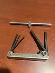Snap On AWM5K Hex Allen Wrench Set Metric 4-10MM & F-5-L T-handle Breaker Bar. Fixed Price $45.00.