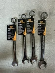 New Gearwrench Full Polish Combination 4PC. 3/8 7/16 1/2 9/16. Fixed Price $18.00.