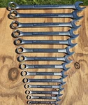 Vintage Craftsman Va Usa 14PC Sae 6 Point Combination Wrench Set 1/4" - 1" Rare. Fixed Price $299.95.