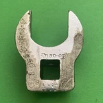 Snap-on Usa 3/8 Drive Sae Size 3/4" Open End Crowfoot Socket Wrench (mpn FC24). Fixed Price $7.04.