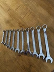 Mac 10 Piece Knuckle Saver 3/8 To 15/16 Wrench Set Nos Made In The Usa. Fixed Price $400.00.
