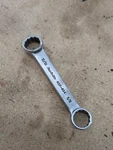 New Britain 11/16" 5/8" Short Stubby Offset Box End Wrench 12PT NDF-404 Usa. Fixed Price $16.00.